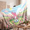 Warm Flannel BlanketMy Melody Soft Cozy Throw Blanket for Bedroom Couch