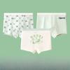 (3 Pack) Boys Modal Boxer Briefs Cute Cartoon Print Kids Underwear Soft Breathable Children's Boxer Shorts