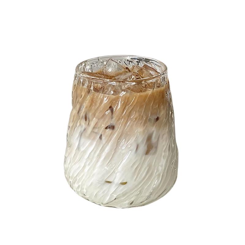 Стеклянная кофейная кружка Qianxing объемом 380 мл.