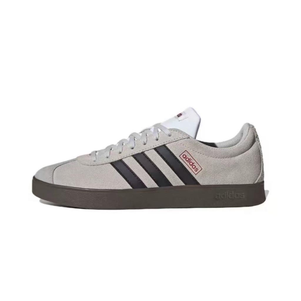 Adidas VL COURT 2.0 Cushioning Abrasion Resistant Cushioning, Wear Resistant Low top Skateboard Shoes Unisex Blue White HQ1802(Team239-)