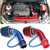 76mm Car Refitted Winter Mushroom Head Air Filter Intake Pipe Filter High Flow High Cold Air Filter Aluminum Pipe Kit