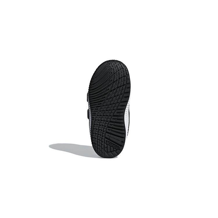 Adidas Fortarun X Round Toe Lace-Up Durable Breathable Low-Top Walking Shoes Baby Shoes Black B96231