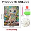 5D DIY Frameless Pearl Painting Lizard Pattern Painting Kit, Suitable for Home Living Room Bedroom and Other Wall Decoration Art Paintings