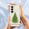 For Samsung Galaxy A56 5G Case Christmas Tree Pattern Printing Straight Edge TPU Phone Back Cover