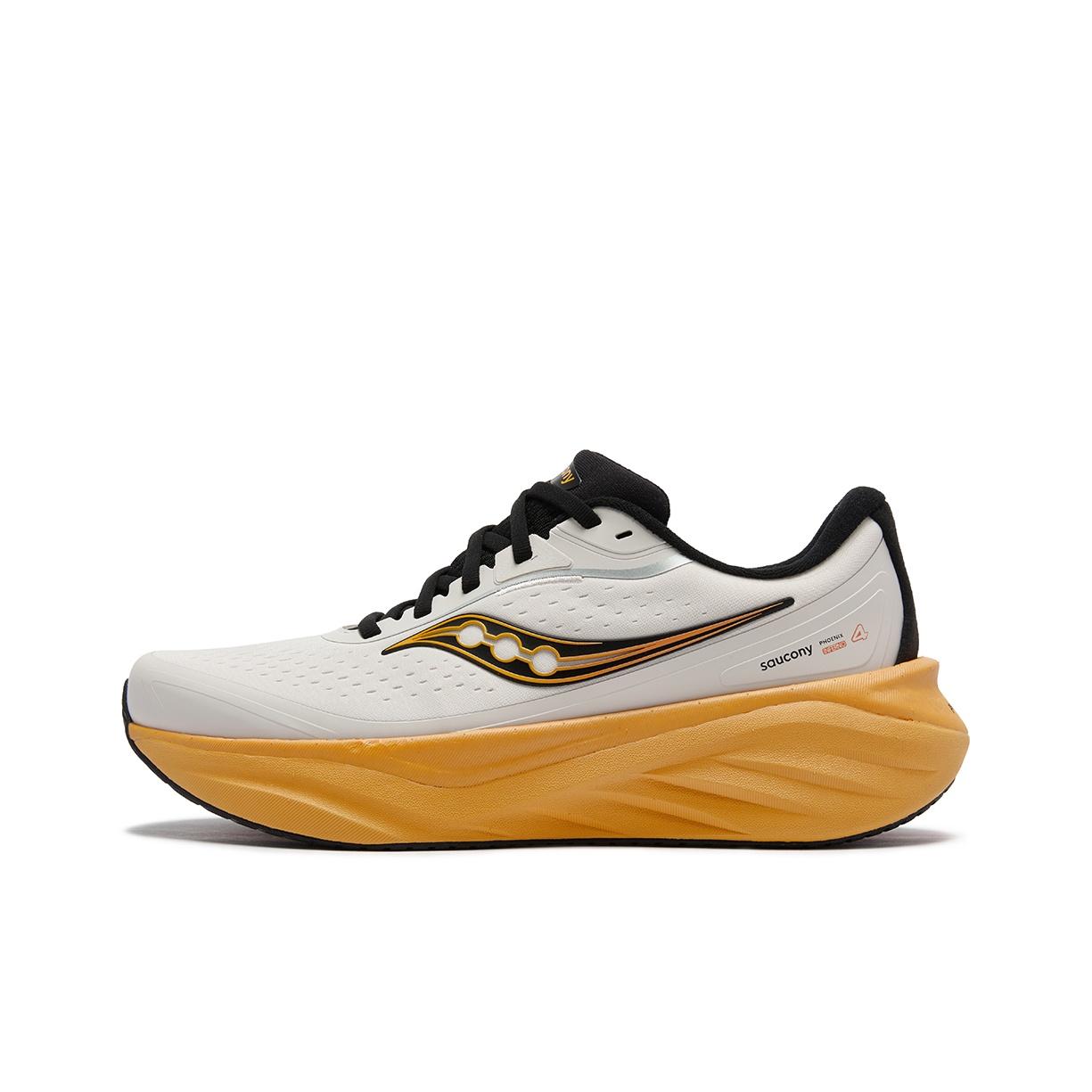 

Saucony Phoenix Inferno 4 Runshield Comfortable Versatile Running Shoes Unisex Sneakers Beige Black S28261-1 43
