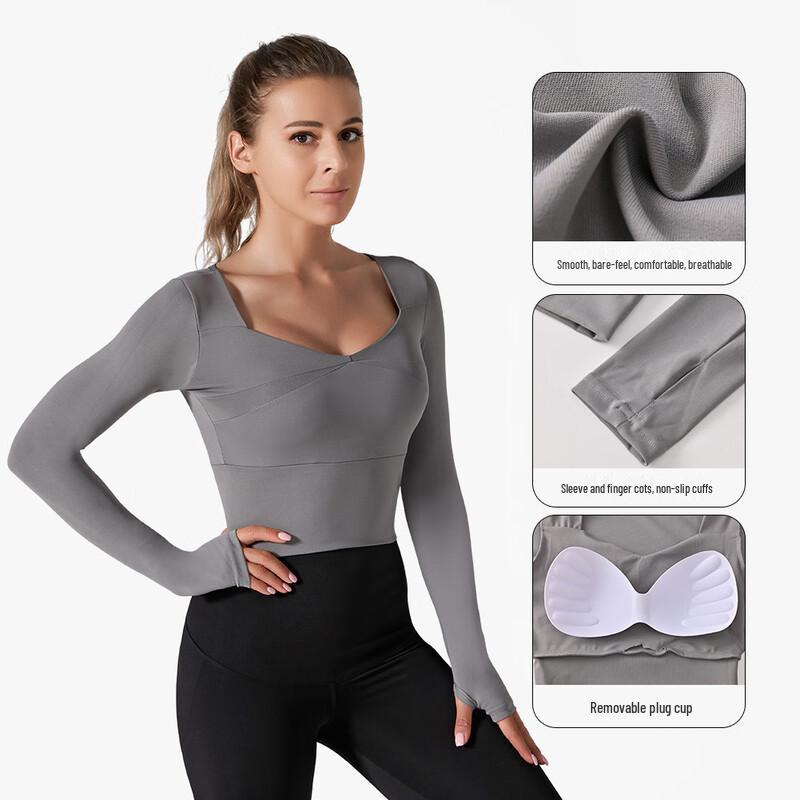 Nuodingxiu Outdoor Quick-Dry Running Long Sleeve T-Shirt