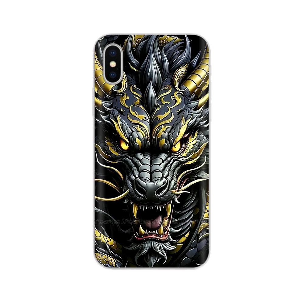 For iPhone X Case For iPhone Xs Case Fashion Soft Silicone Housing For iPhoneX Transparent Phone Back Covers Shell Flowers Coque