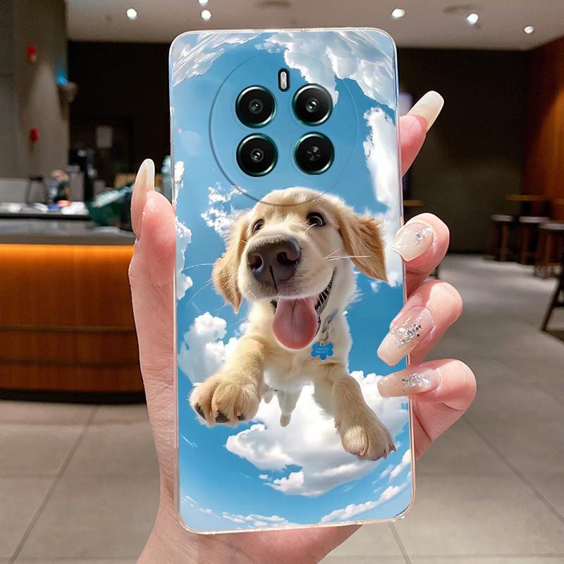Transparent TPU Casing For Realme 12+ 12 12x 5G Case Luxury Dragon Cute Cool Boys Girls Back Cover For Realme 12 Plus Phone Case