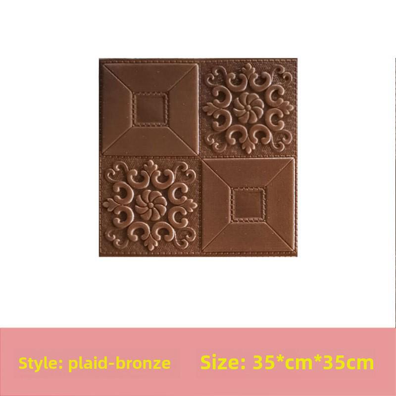 3D XPE Foam Self-Adhesive Brick Wall Stickers, 30x30cm, Small Size
