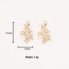 Exquisite Unicorn & Zodiac Horse Diamond Stud Earrings: High-End Chinese Style with Silver Needle