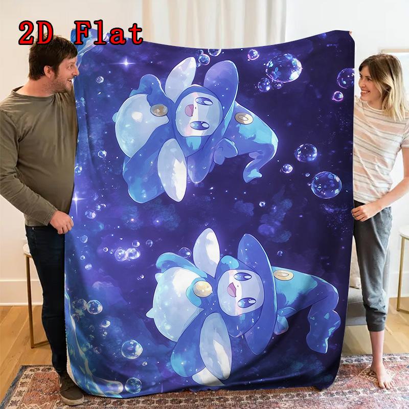 Cute Sprite 2D Flat Pattern Flannel Blanket High Quality All Seasons Warmth and Comfort Perfect for Christmas Gifts.PMT0914405