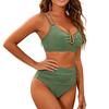 Women's Tight-fitting Backless Sexy Strappy Push-up Swimsuit For Small Busts