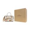 COACH Refined Pebble Leather Bag Accessory Mini Women's White CB612-IMCAH