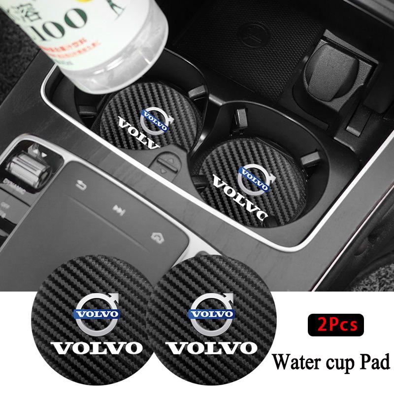 Car Interior Water Cup Groove Sound Insulation Pad For Volvo XC90 V90 V60 XC60 V40 S80 S60 S90 C40 XC40 V70 XC70 C30 C70 Rdesign ari977