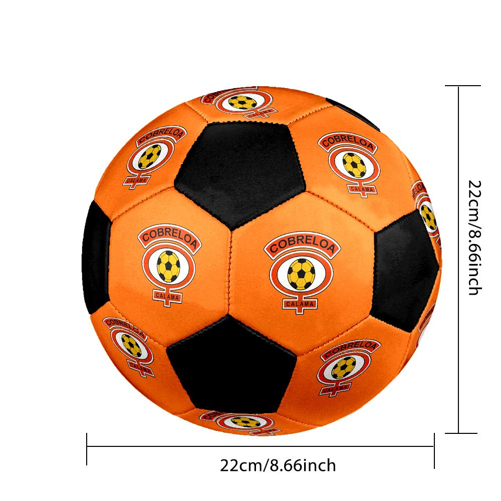 SIZE 5 Cobreloa Soccer Ball Colorful All Ages Machine Stitched PVC Competition Ready Durable High-Bounce