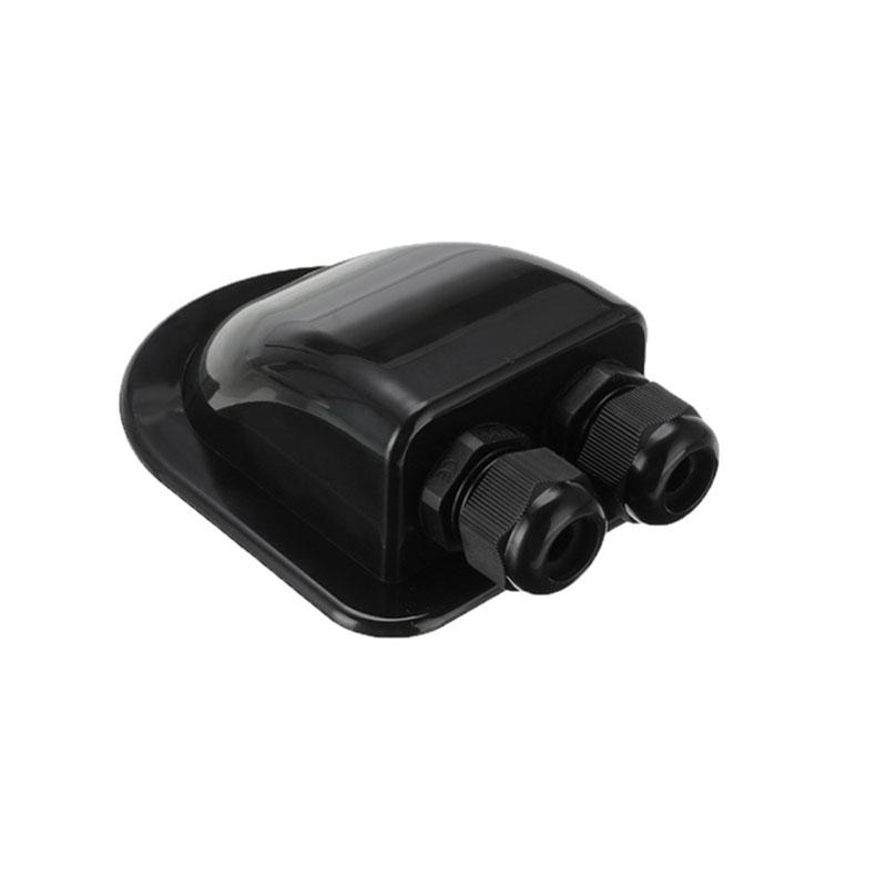 

Солнечная панель на крыше, двойной кабельный ввод, сальниковая коробка, дом на колесах, кемпер, лодка, фургон, чехол чёрный