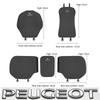 hijk1 Car Plush Car Seat Covers Four Seasons Front Rear Seat Protector For VW Golf T‑Roc Tiguan Polo Passat T‑Cross Taigo ID.4 7 MK7
