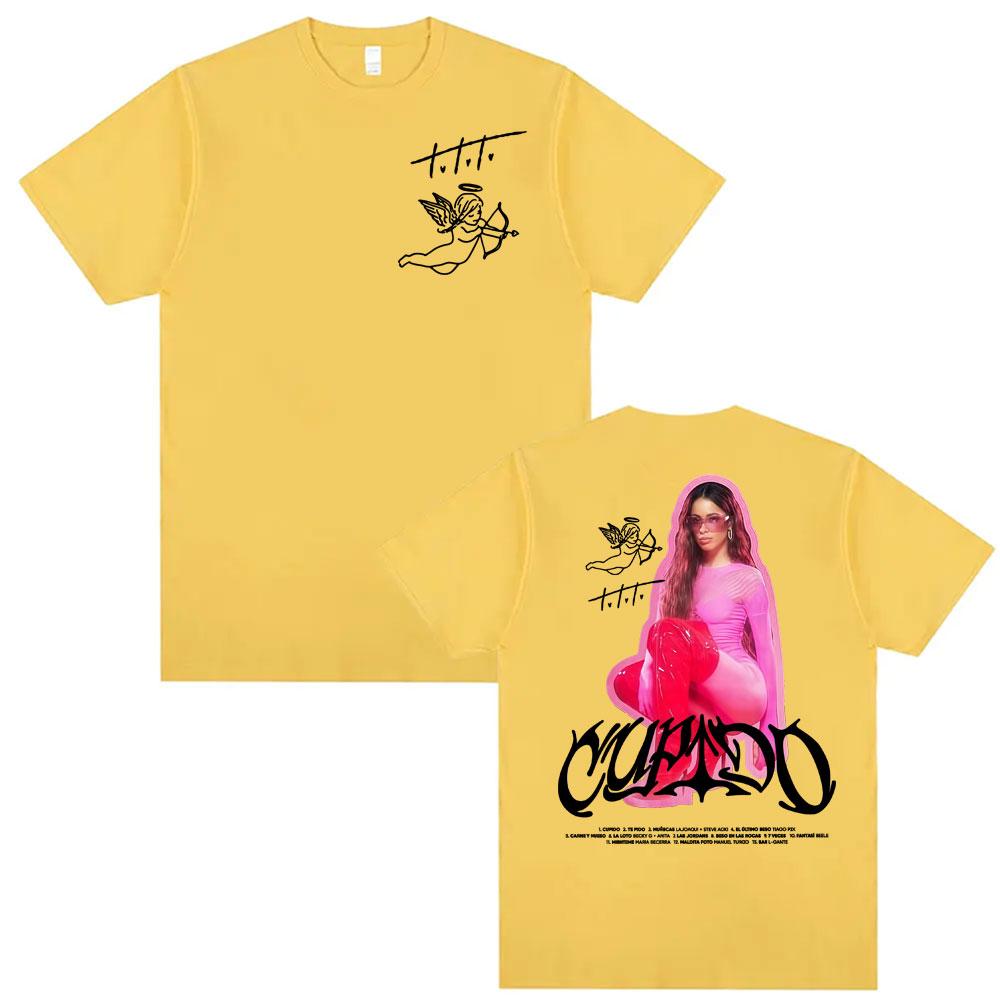 Singer Tini Stoessel Cupido Album Graphic Tshirts Men Women Clothing Fashion Summer Oversized T Shirt Tops 100 Cotton T Shirts