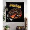 1PC JJudas Priest Heavy Metal Band Colorful Tapestry Wall Hanging Bohemian Wall Tapestries Mandala Wall Art Decor