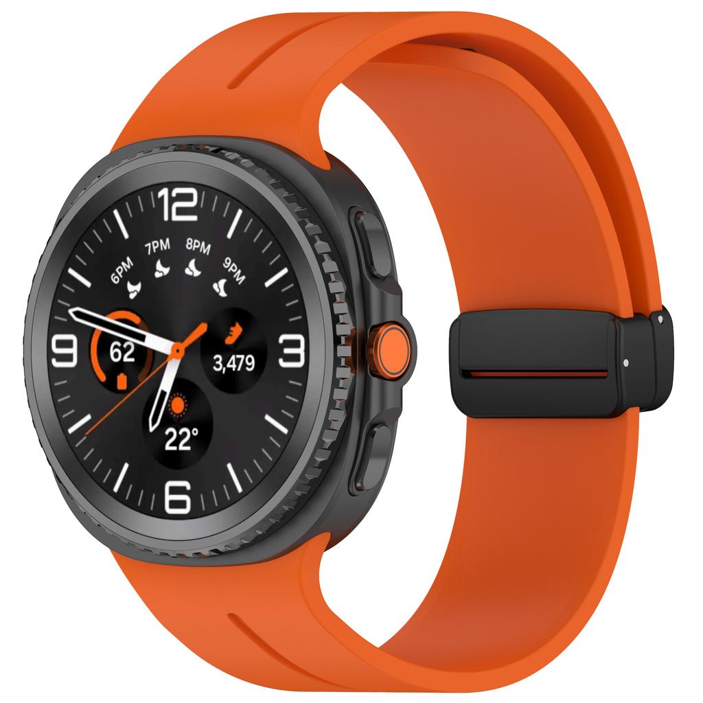 Magnetic D Buckle Sport Silicone Band For Samsung Galaxy Watch 8 44mm 40mm Strap For Samsung Watch8 Classic 46mm Bracelet Belt