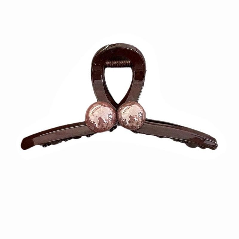 2024 Women's Luxury Pearl Hair Clip for Autumn/Winter - Large Shark Clip for Updo Hairstyles