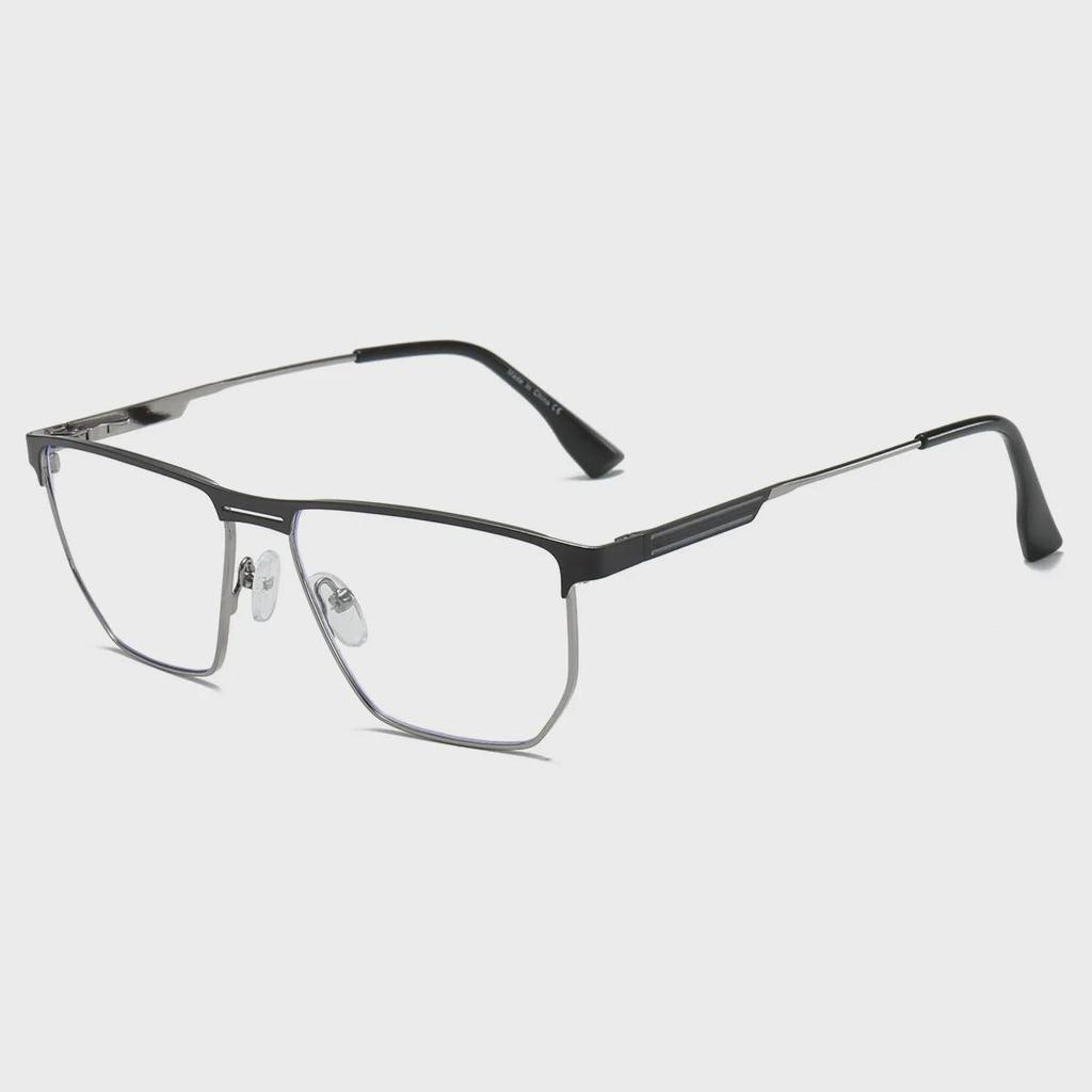 Ochelari de vedere clasici cu ramă semi-ramă pentru bărbați - Seria Business Elite, compatibili cu diplomele