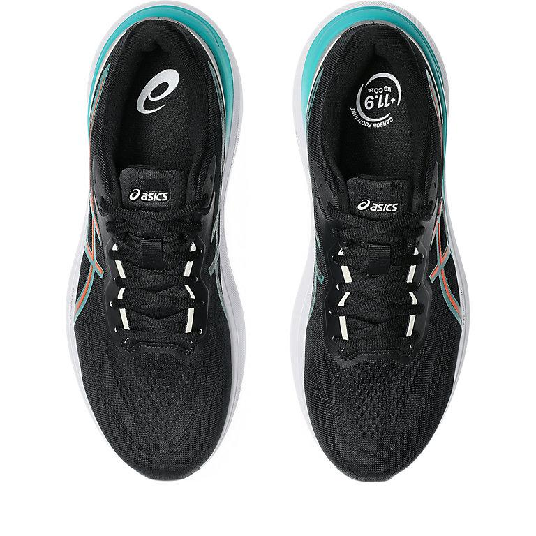 Asics GT 1000 13 Negro Ola Turquesa Zapatillas para Hombre 1011B858-005