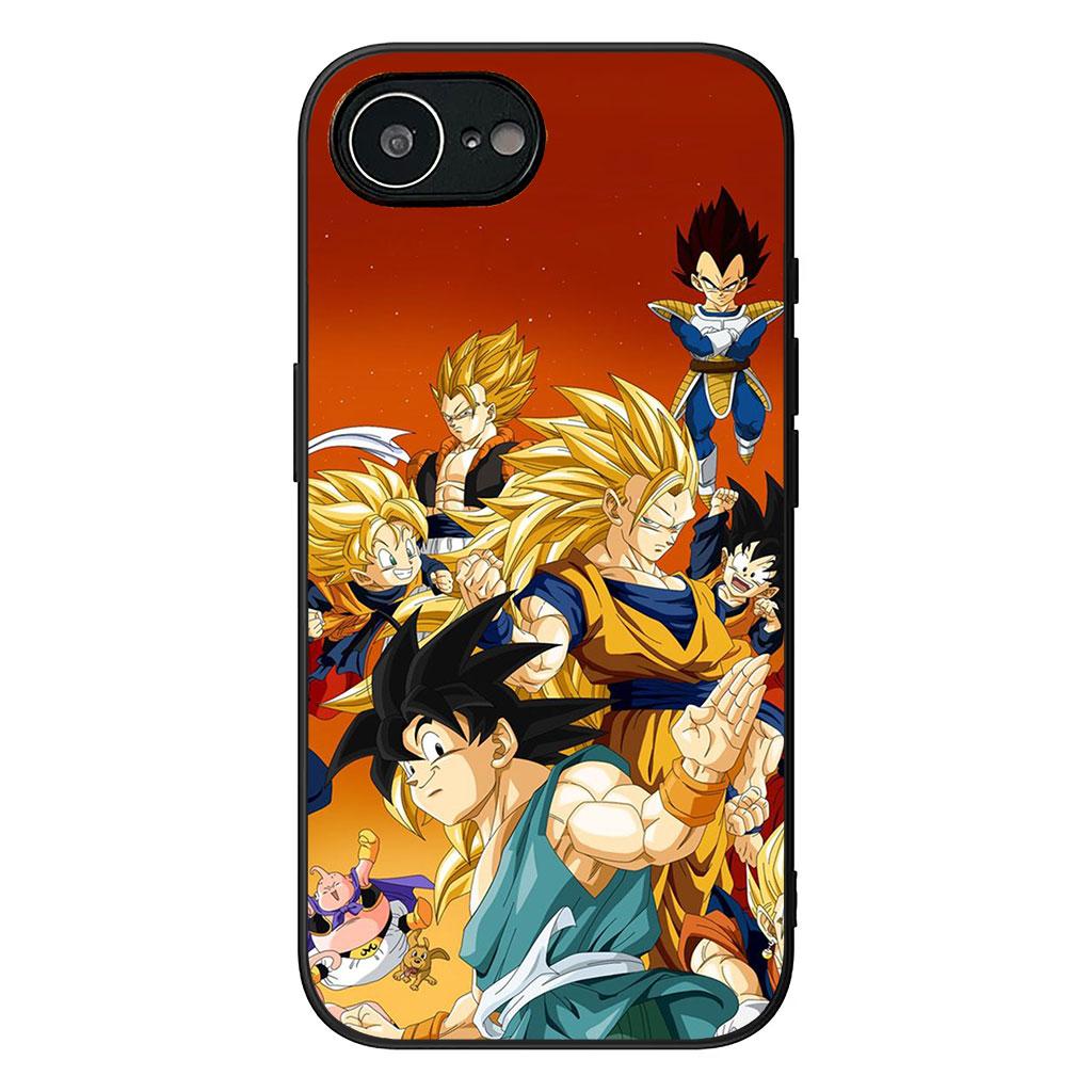 Wallpaper Dragon Goku Ball Z Phone Cover Case for Apple iPhone 16 15 14 Plus 13 12 Mini 17 Pro Max + ProMax 16E Air 16+ Casing