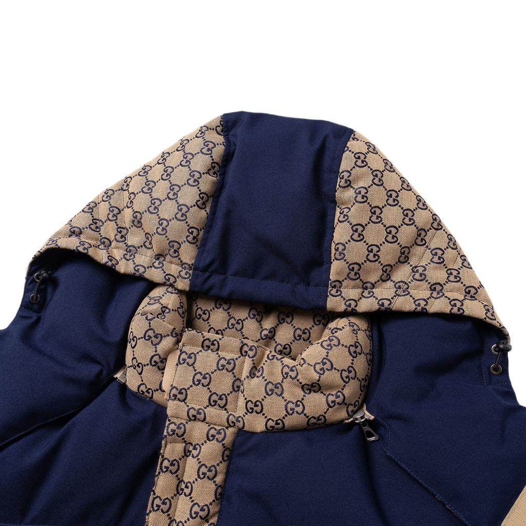 Gucci Gg Canvas Goose Down Jacket 715535-Z8A52-9120