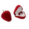 3pc Jewelry Box Storage Box Strawberry Plush Cute Accessory Box