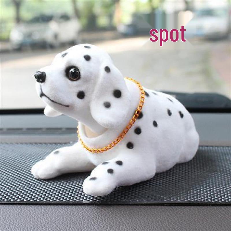 Niedliche Cartoon-Hund Wackelkopf-Ornament für die Autoinnendekoration