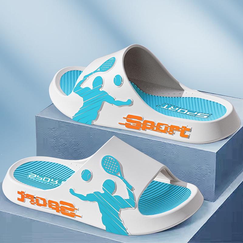 Pantoufles tendance pour hommes, antidérapantes, respirantes pour l'intérieur et l'extérieur – Chaussures d'été résistantes à l'usure