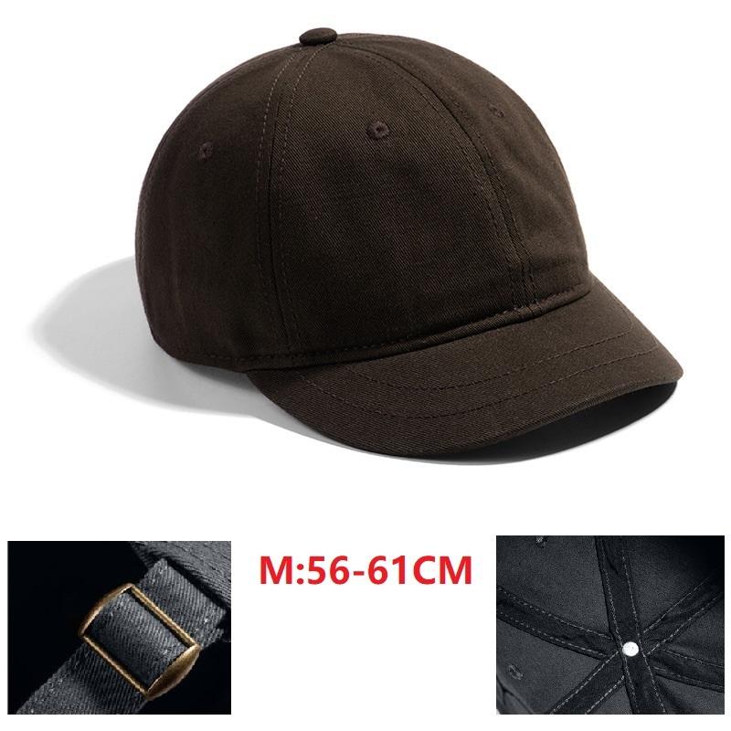Adjustable Men and Women Sun Hat Breathable Short Brim Baseball Cap