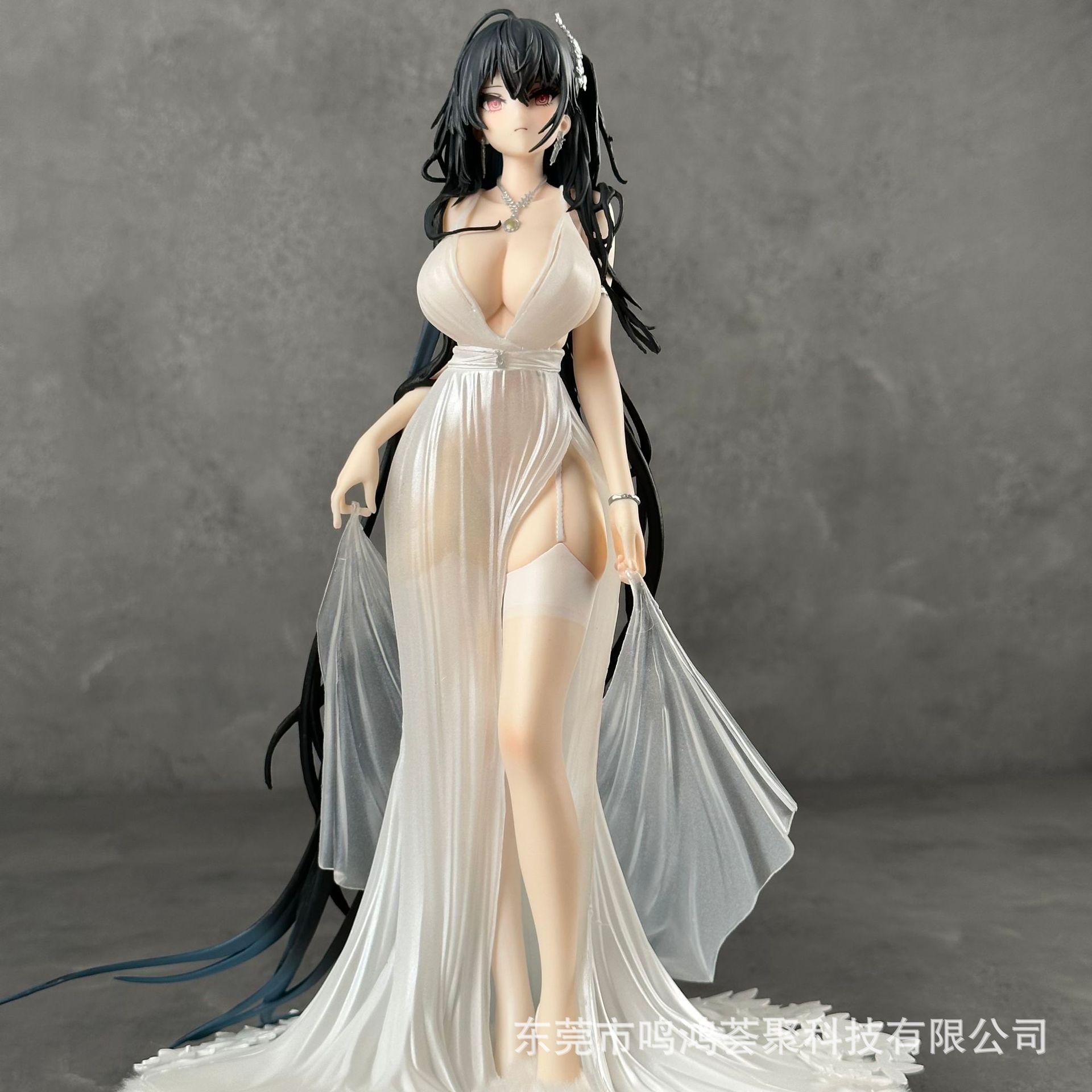 High-quality Azur Lane Dress Phoenix Wren Dafeng Figure Two-dimensional Beautiful Girl Animation Model Desktop Ornament
