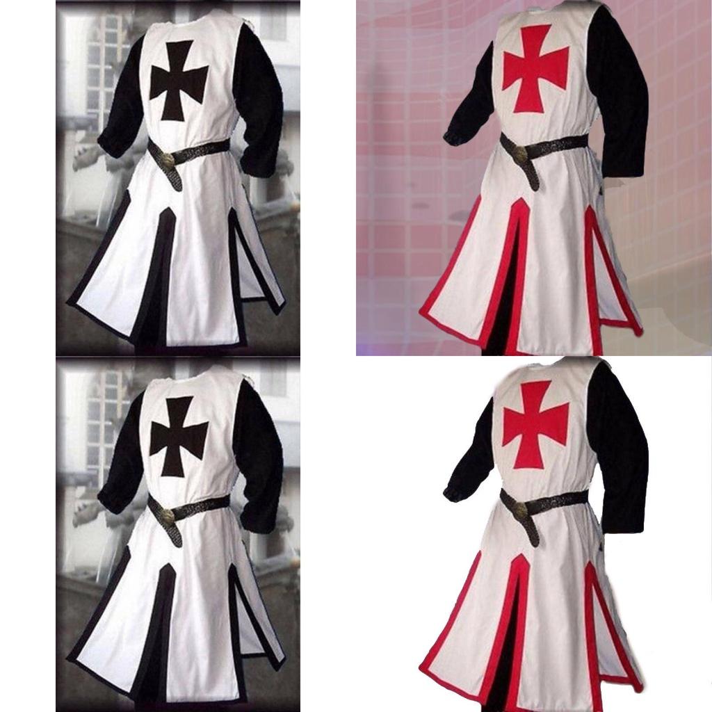Deluxe Polyester Medieval Knight Long Sleeve Outfit Cosplay Costume