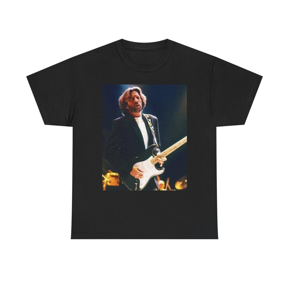 Eric Clapton Graphic T Shirt Vintage Poster Unisex Heavy Cotton Tee Unisex T-Shirt M