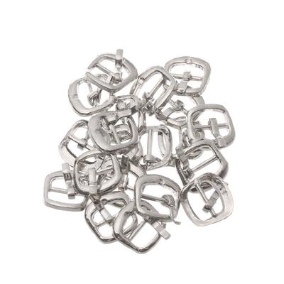 20/40pcs 4 Colors Newest 7mm Mini Ultra-small Tri-glide Belt Buckle Doll Bags Buckles Diy Doll Buttons Shoes Clothes Accessories