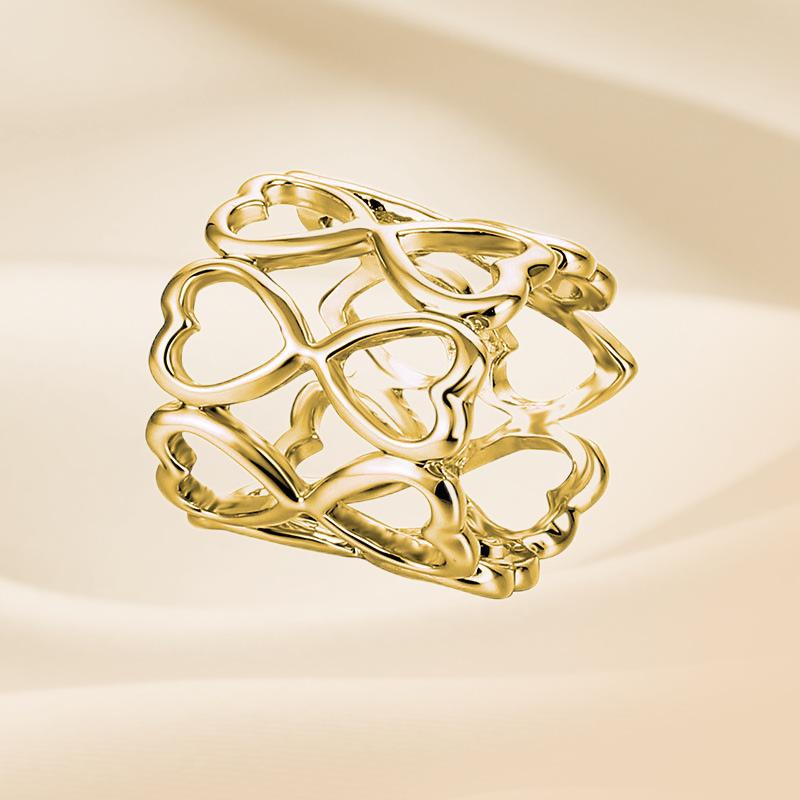 1/4Pcs Alloy Circle Scarves Brooch Pins Metal Heart Hollow Out Silk Scarf Buckle Ring Clips For Women Girls Clothing Accessories