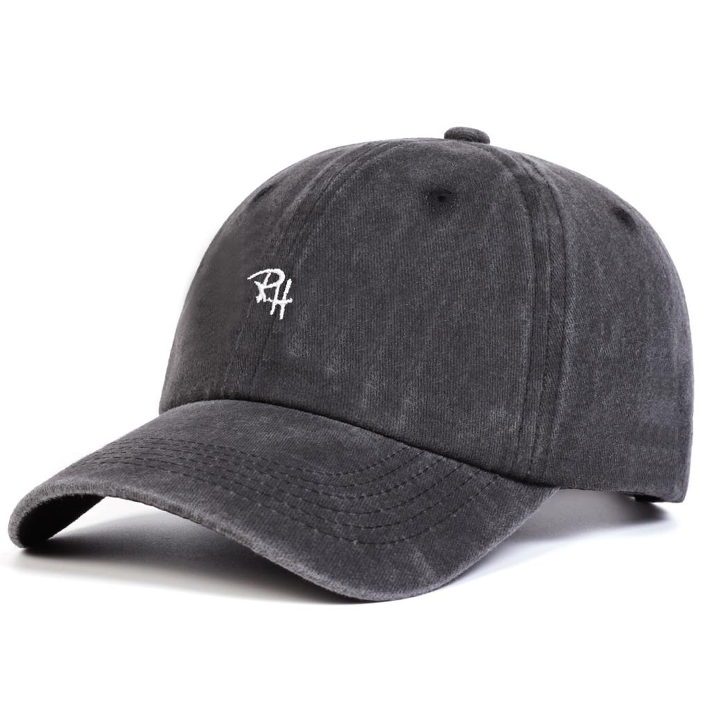 Retro Letter Embroidered Cap – Adjustable Washed Cotton Baseball Hat for Men & Women Outdoor