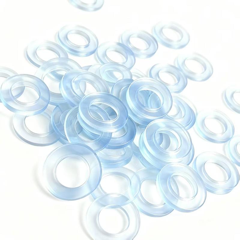 101 Transparent Silicone Sealing Gaskets (1/2" Diameter Renovation) for Renovation to install apartment whole house pipes