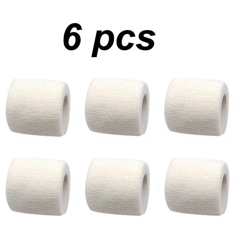 6 Pcs Self Adhesive Elastic Bandage for Sports Wrist Palm Finger Arm Shoulder Knee Ankle Pets Leg Tattoo Protection