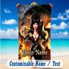 Beach Towel Custom Name Text, Quick Dry Large Towel For Beach HomeElvira Mistress of the Dark