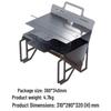 Portable Folding Stainless Steel BBQ Grill