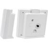 CASIO Alarm Clock, Table Clock, White, Analog, Snooze, Light, Simple Design, TQ-482-7JF