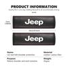 For Jeep Car Seat Belt Cover Shoulder Strap Pad Auto Accessories Grand Cherokee Wrangler JK Renegade Gladiator Compass AKN1