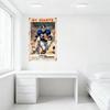 Latta Metallo Vintage Segno Cartello Partita Footballo NY Giants vs Cleveland Browns Poster Retro Partita di Football per Bar Pub Man Cave Decorazione Murale