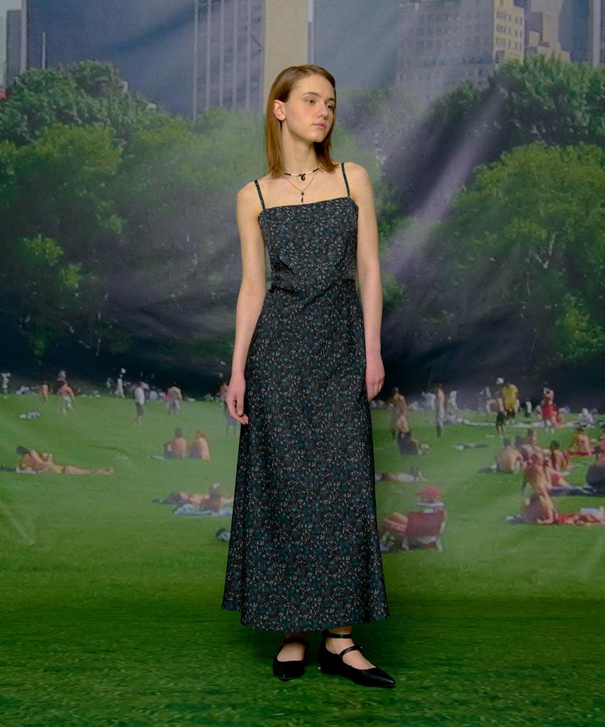Lulu Seoul Brooke Slim Dress (Scarf Set / Black)