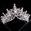 Baroque Queen Crown Handmade Gold Wedding Tiaras And Crown For Bride Headband