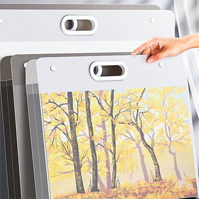8K 16K Kunst Skizze Papier Lagerung Tasche Wasserdichte Shell Foto Album Lagerung Handtasche Kunst Malerei Daten Faltbare Lagerung box