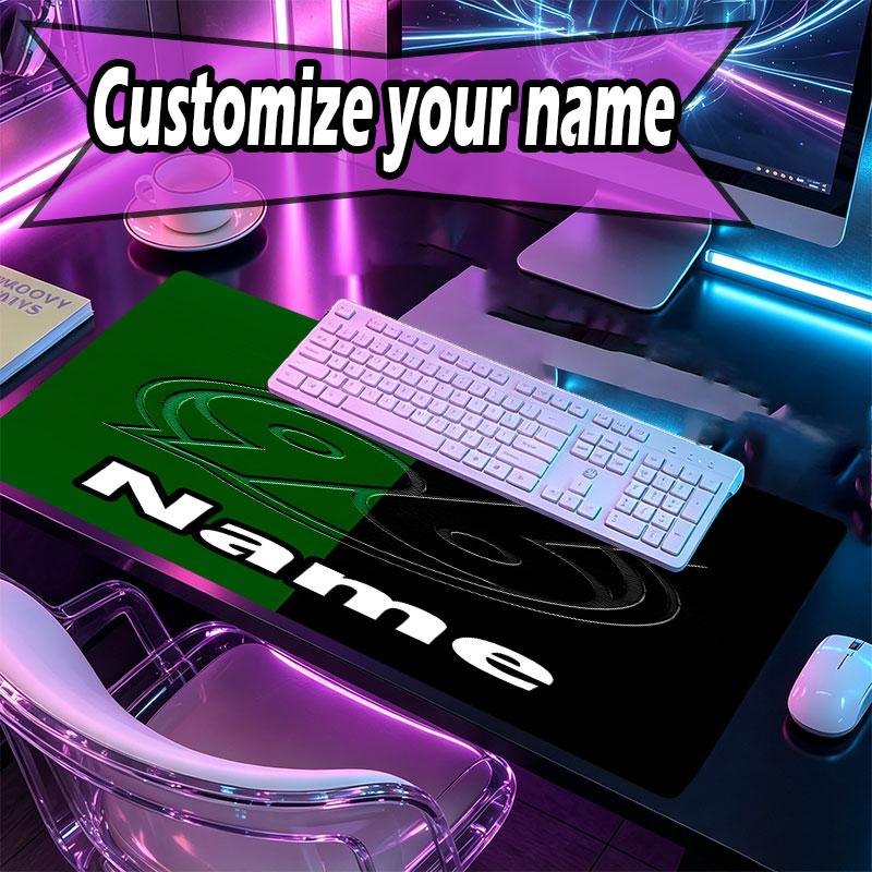Custom Name Personalized Hannover 96 Football Pattern Mousepad, Laptop PC Desk Mat, Decorative Desk Mat for Home Keyboard Pad Gift